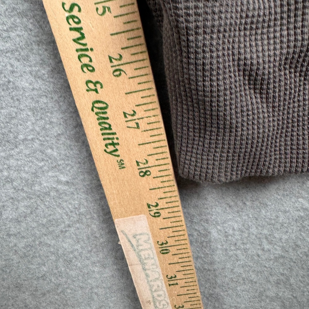 YoungLA Joggers Mens Large Brown Gray Cargo Waffle Knit Thermal 217 Lounge Pants - Picture 9 of 10
